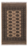 Tappeto Pakistani 93x147cm - Tappeto orientale - beige - Rettangolo / Beige / 93 x 147 cm Rettangolo
