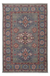 Kazak Tapis 79x123cm - Tapis oriental - Rectangle / Bleu / 79 x 123 cm Rectangle