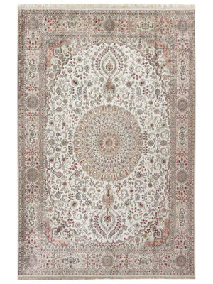 Seidenteppich - China Seide - 362 x 272 cm - beige