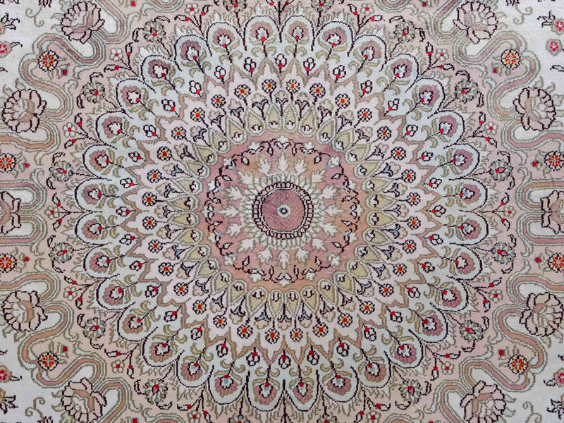 Seidenteppich - China Seide - 362 x 272 cm - beige