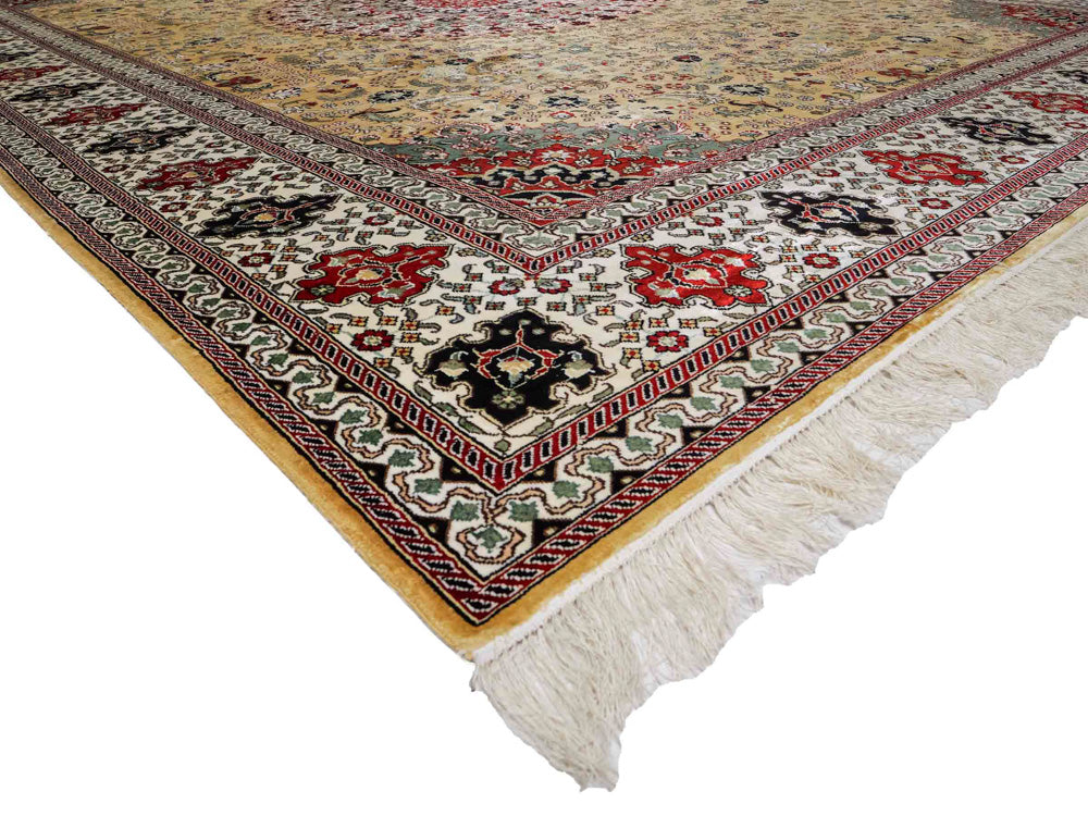 Seta cinese Tappeto 373x275cm - Tappeto orientale