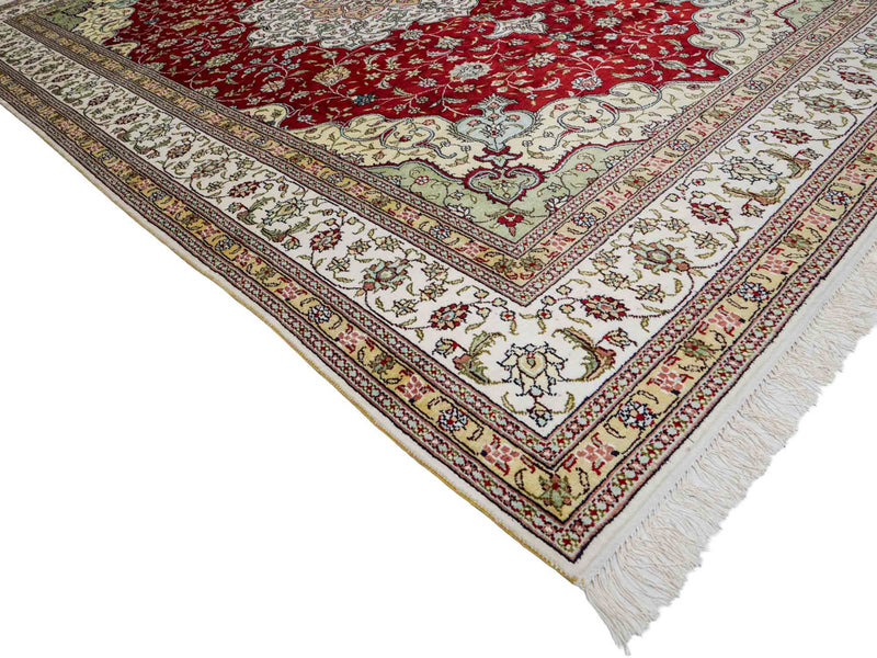Seidenteppich - China Seide - 276 x 182 cm - rot