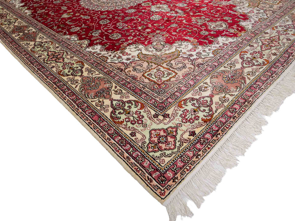 Tapis en soie - Soie chinoise - 278 x 183 cm - rouge