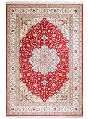 Seidenteppich - China Seide - 272 x 188 cm - rot