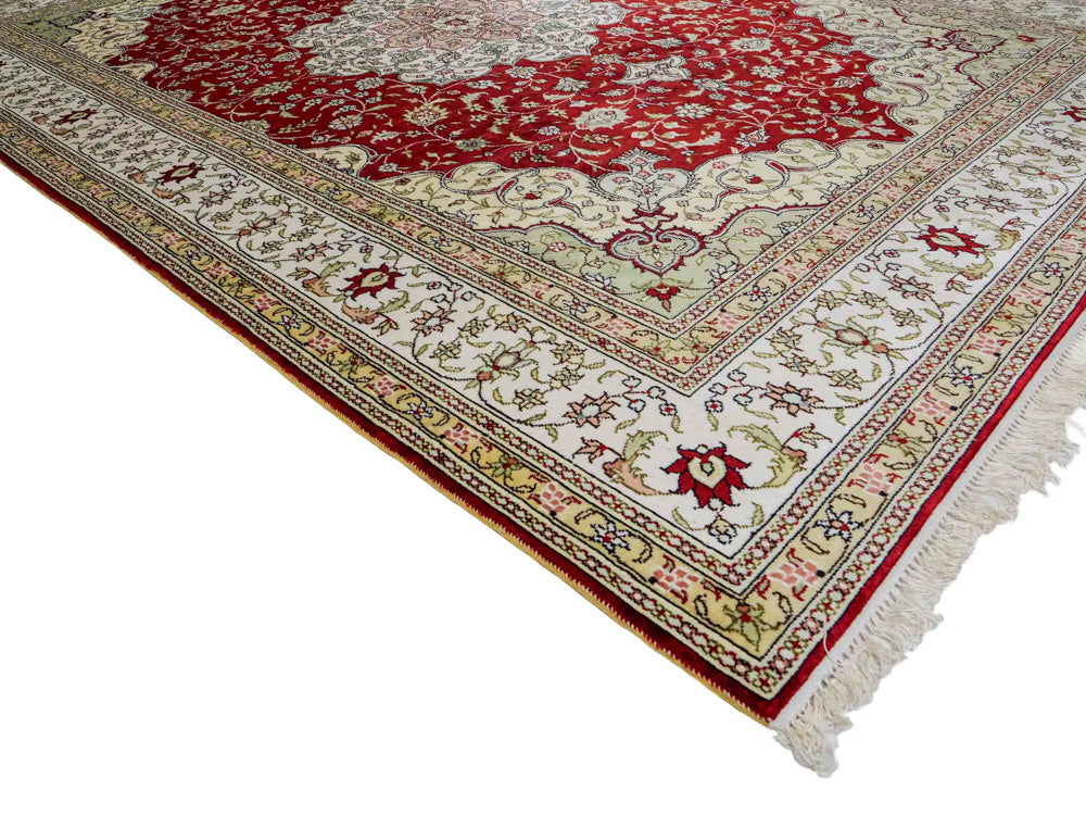 Seidenteppich - China Seide - 272 x 188 cm - rot