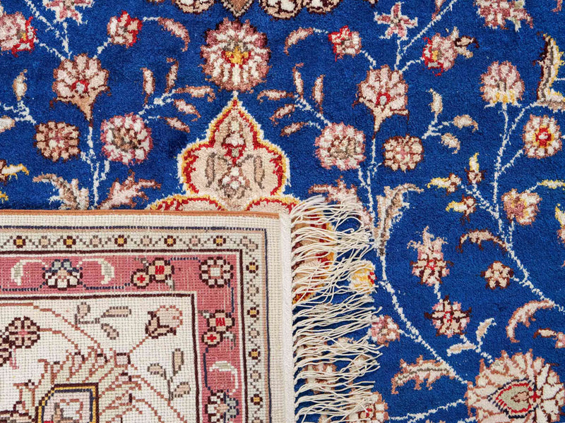 Seidenteppich - China Seide - 247 x 155 cm - blau