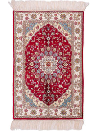 Seta cinese Tappeto 87x56cm - Tappeto orientale – product image