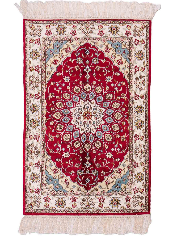 Seta cinese Tappeto 87x56cm - Tappeto orientale