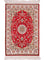Tapis en soie - Soie chinoise - 91 x 62 cm - rouge