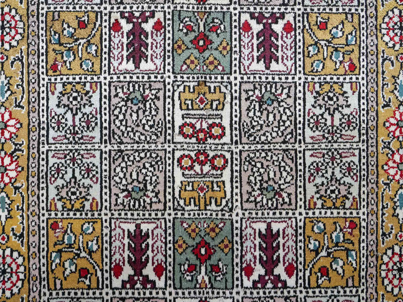 Seidenteppich - China Seide - 93 x 63 cm - mehrfarbig