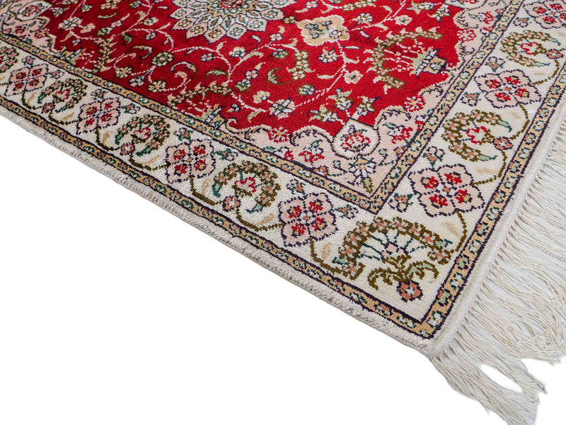 Seidenteppich - China Seide - 89 x 62 cm - rot