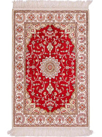 Seta cinese Tappeto 89x62cm - Tappeto orientale – product image