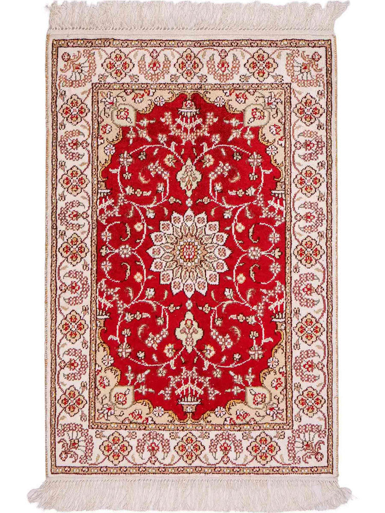 Seta cinese Tappeto 89x62cm - Tappeto orientale