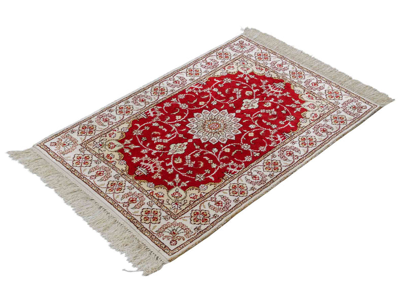 Seta cinese Tappeto 89x62cm - Tappeto orientale