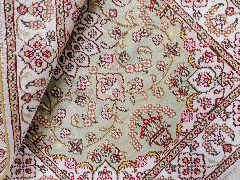 Seidenteppich - China Seide - 92 x 63 cm - sand