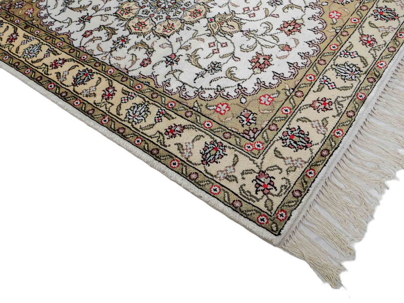 Seidenteppich - China Seide - 91 x 61 cm - beige