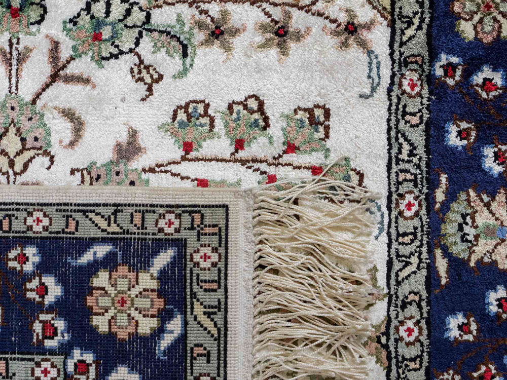 Seidenteppich - China Seide - 90 x 62 cm - beige