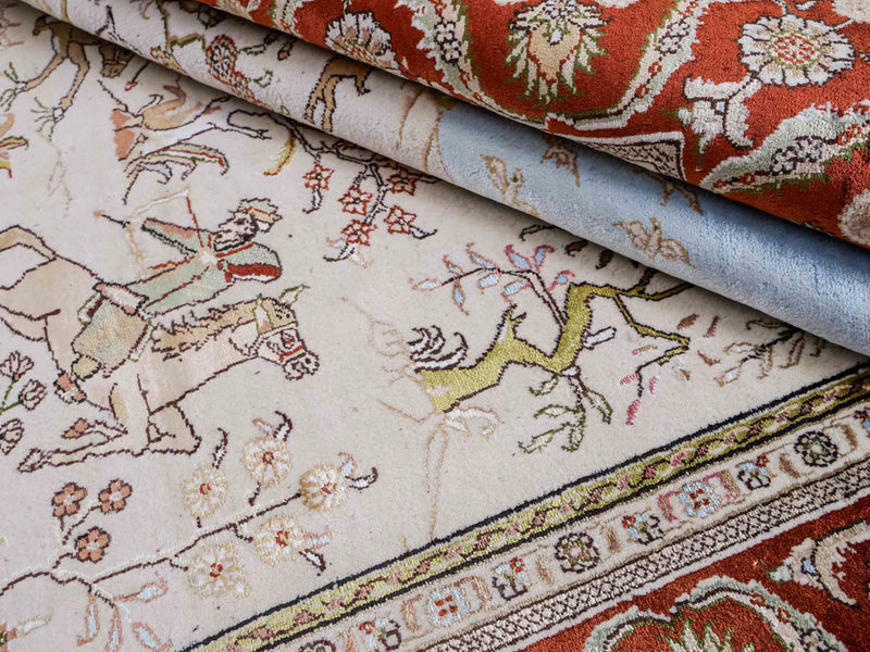 Seidenteppich - China Seide - 178 x 123 cm - beige