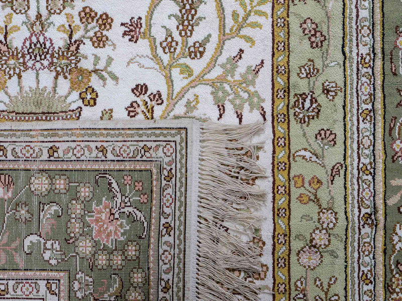 Seidenteppich - China Seide - 181 x 123 cm - beige