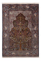 Seta del Kashmir Tappeto 185x122cm - Tappeto orientale