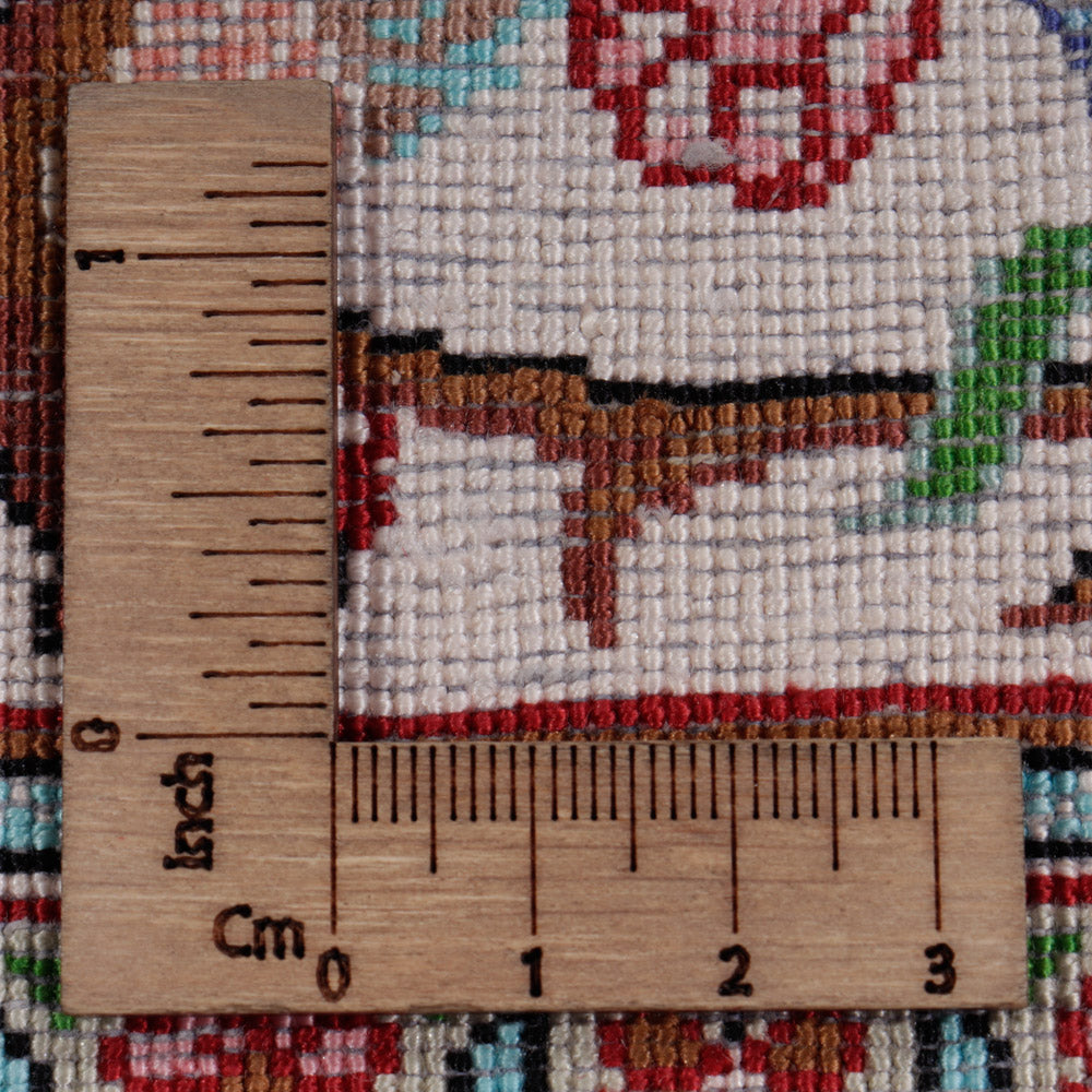 Perserteppich - Ghom - 195 x 140 cm - dunkelblau