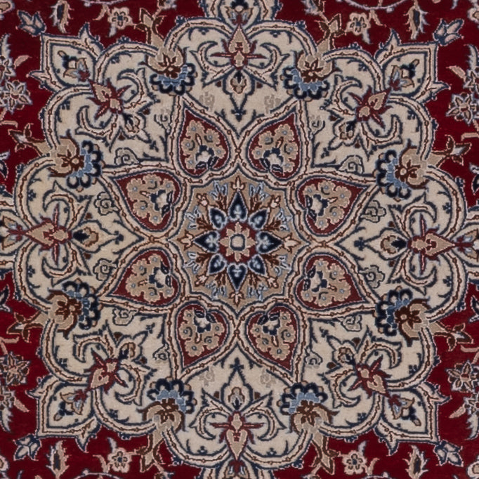 Tappeto Persero - Nain - Premio - 206 x 132 cm - rosso scuro