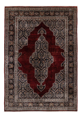 Seidenteppich - Kayseri - 187 x 123 cm - dunkelrot