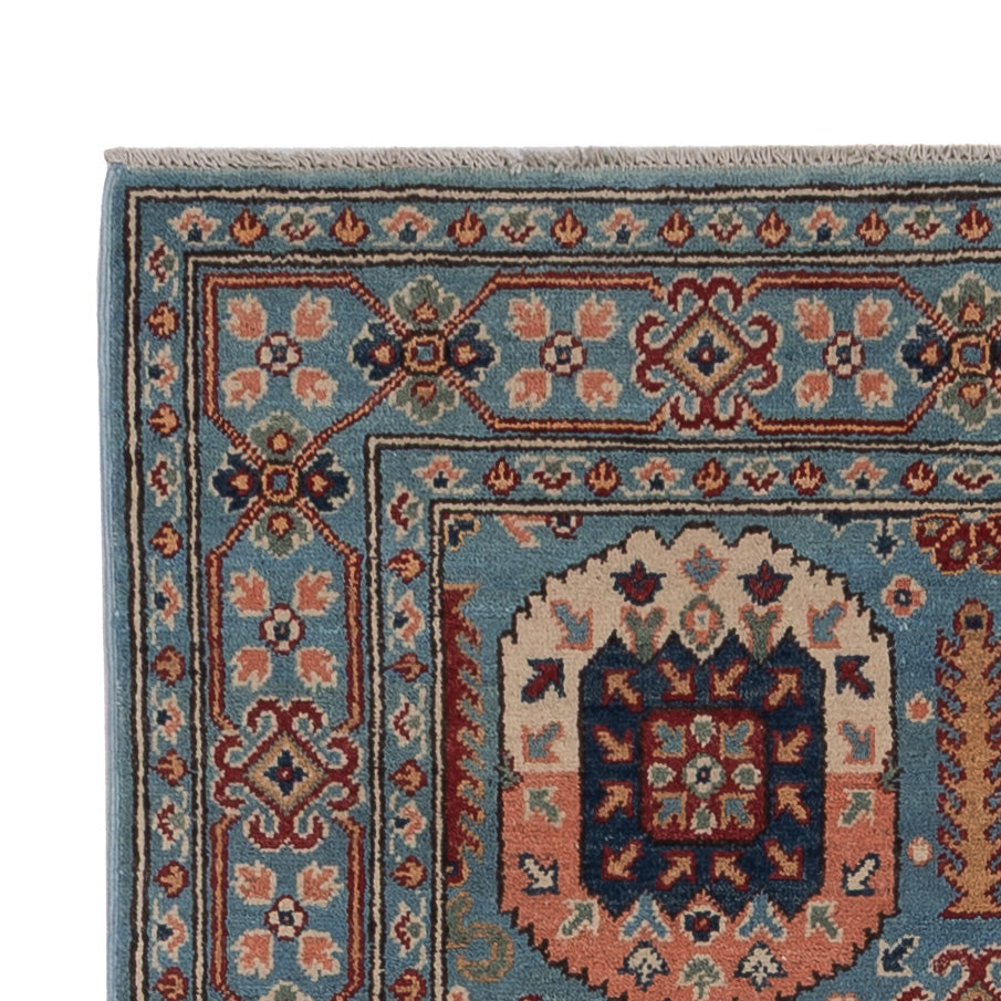 Ziegler Teppich - 185 x 119 cm - hellblau