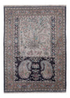 Tapis en soie du Cachemire Tapis 123x178cm - Tapis oriental - beige - Rectangle / Beige / 123 x 178 cm Rectangle