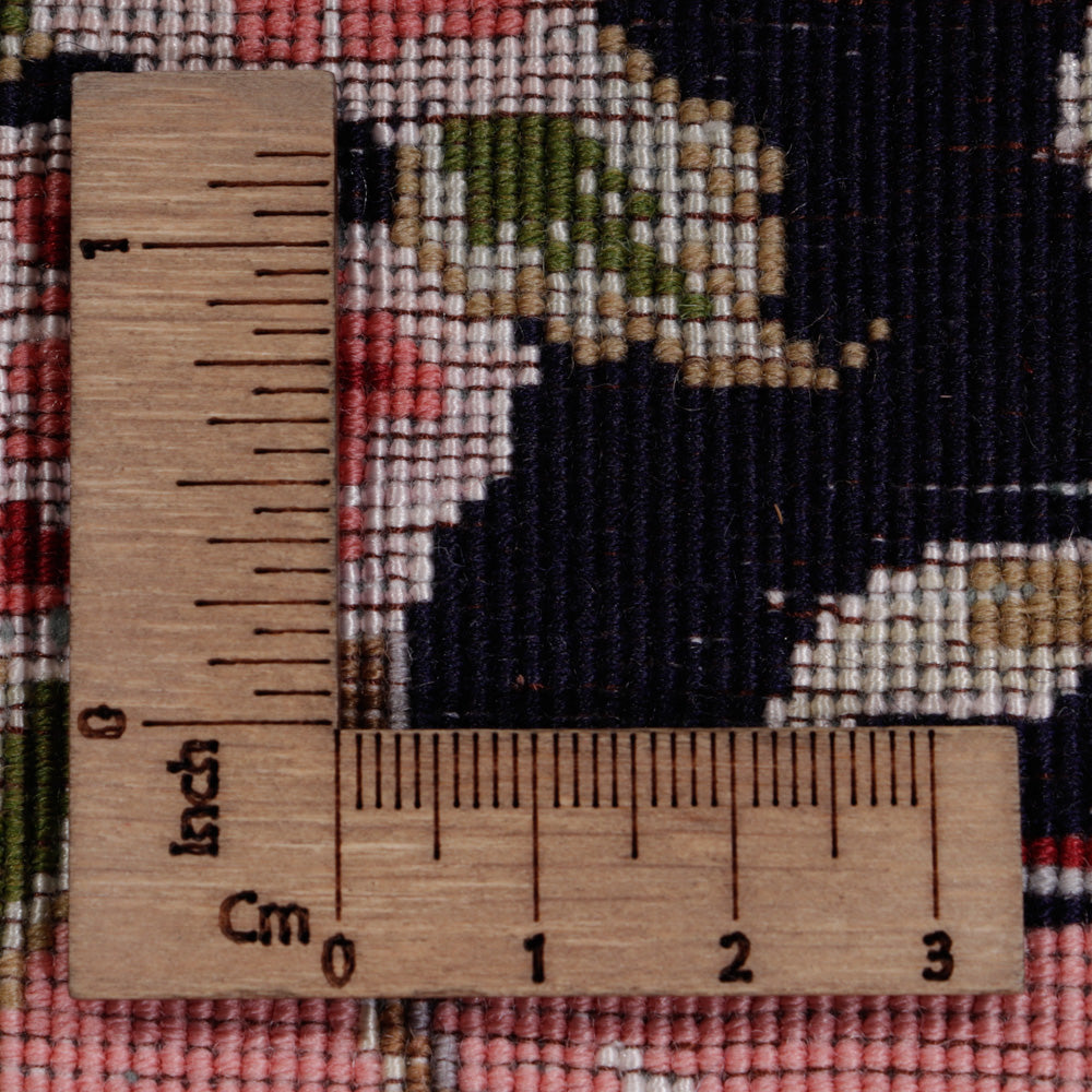 Tappeto Persero - Tabriz - Reale quadrato  - 199 x 198 cm - salmone