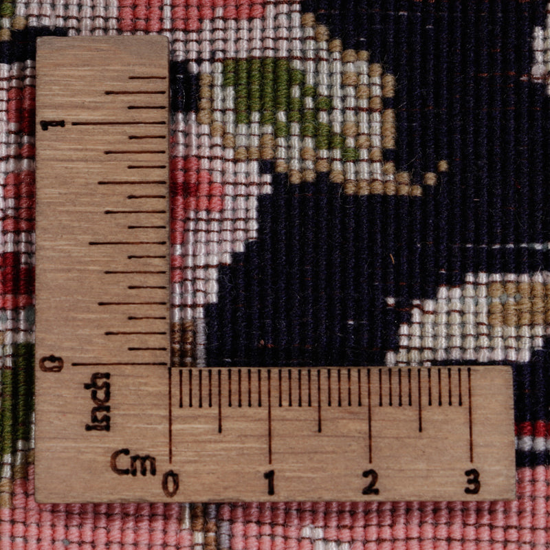 Tappeto Persero - Tabriz - Reale quadrato  - 199 x 198 cm - salmone