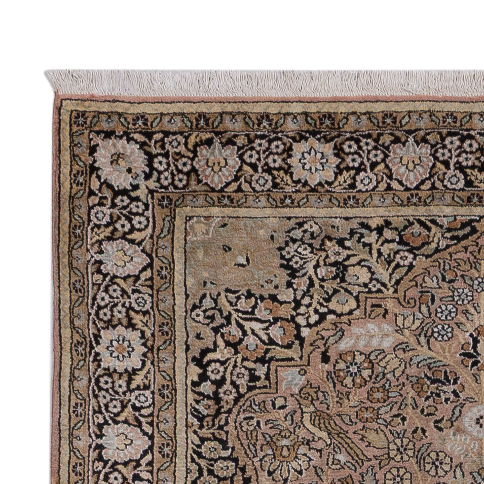 Tapis en soie du Cachemire Tapis 188x126cm - Tapis oriental