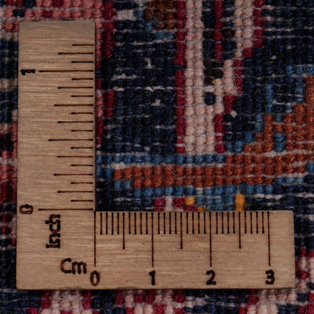 Tapis persan - Keshan - 198 x 126 cm - rouge foncé