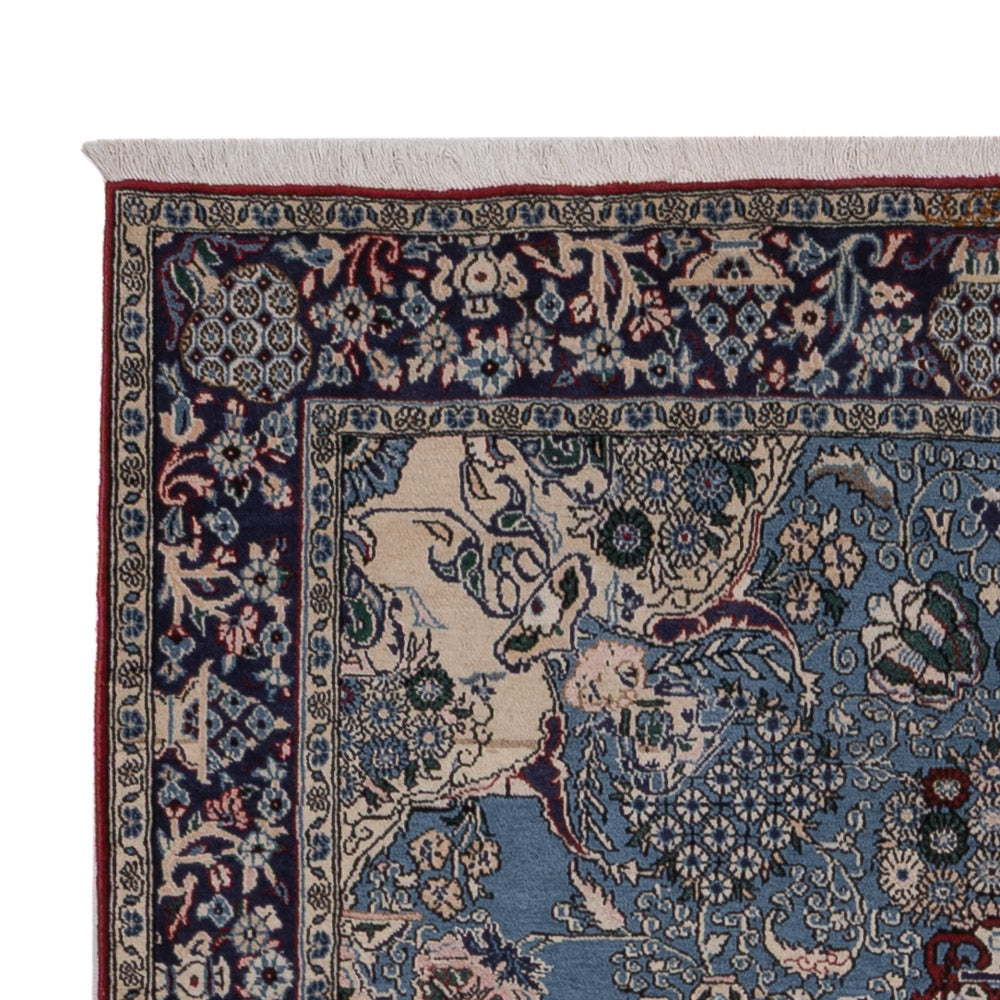 Perserteppich - Ghom - 218 x 140 cm - blau