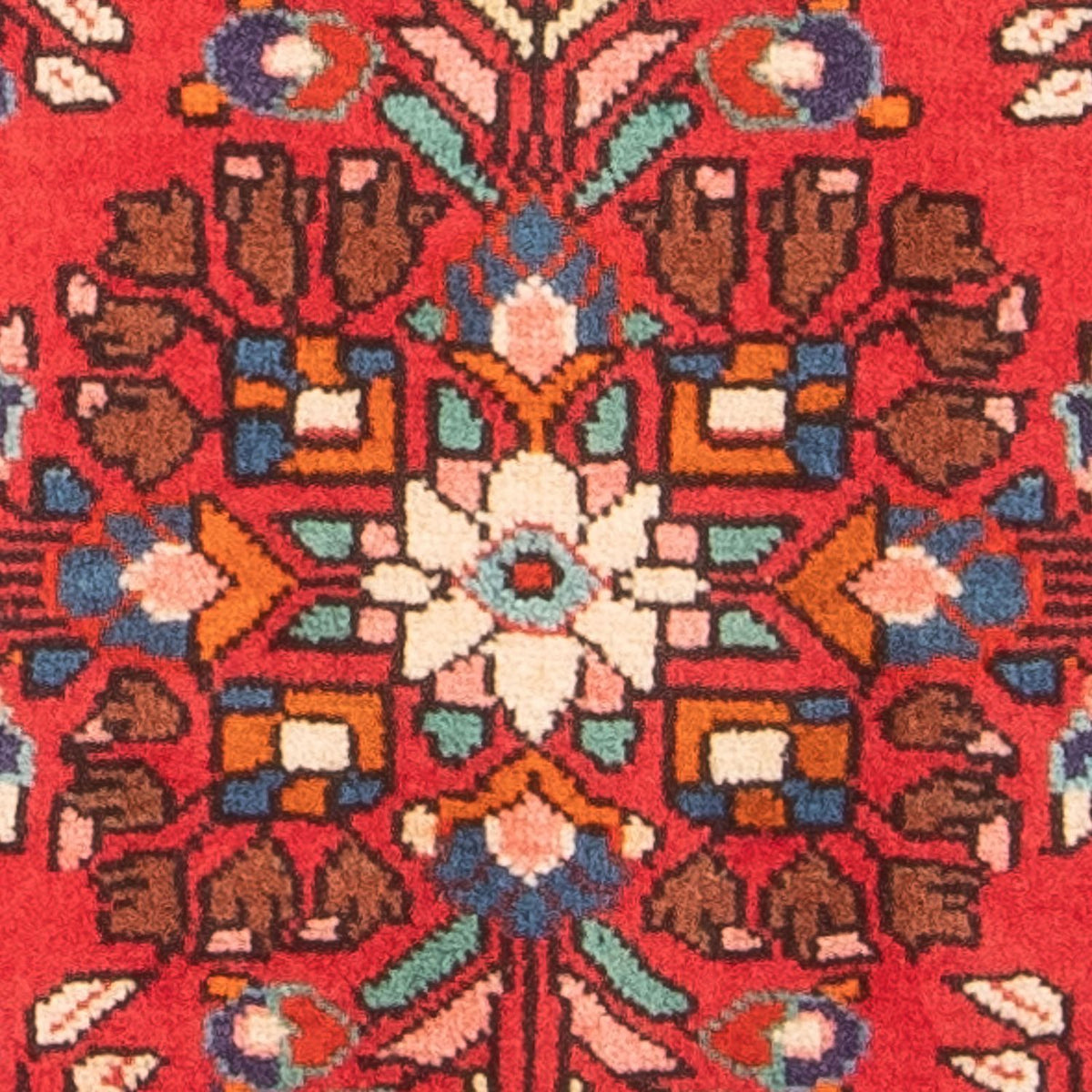 Perserteppich - Nomadic - 81 x 63 cm - rot