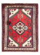 Perserteppich - Nomadic - 90 x 65 cm - rot
