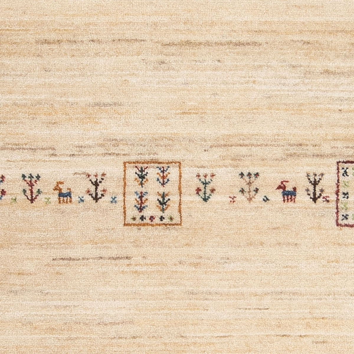 Gabbeh Teppich - Loribaft Perser - 159 x 100 cm - beige