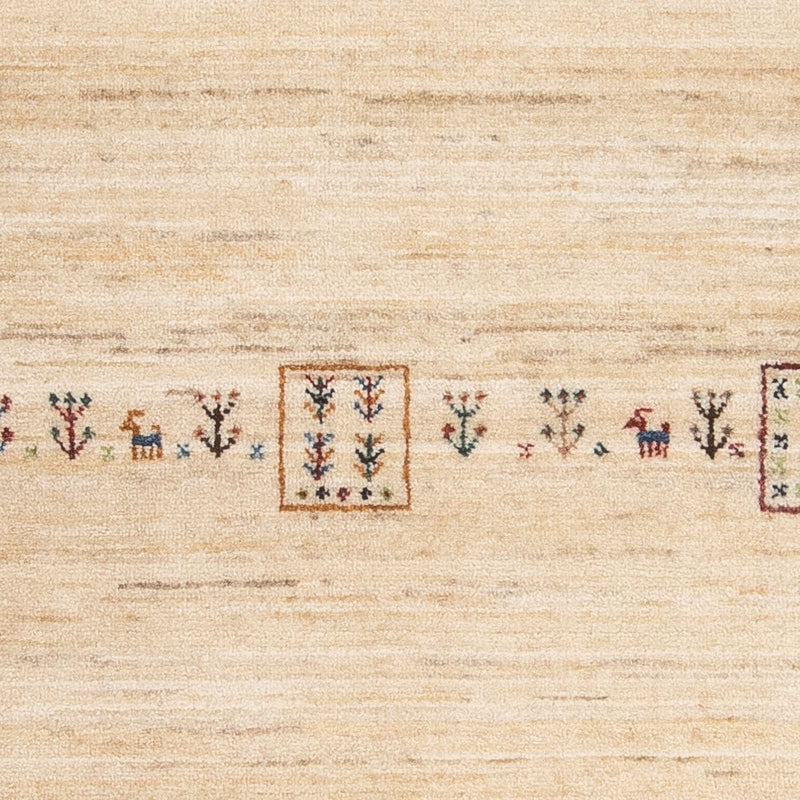 Gabbeh Teppich - Loribaft Perser - 159 x 100 cm - beige