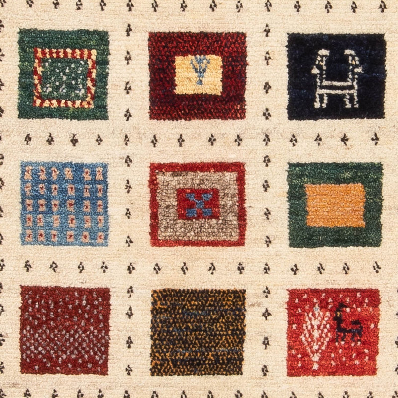 Gabbeh Teppich - Loribaft Perser - 156 x 94 cm - mehrfarbig
