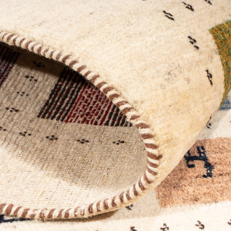 Gabbeh Teppich - Loribaft Perser - 156 x 94 cm - mehrfarbig