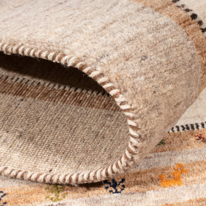 Gabbeh Teppich - Loribaft Perser - 157 x 98 cm - natur