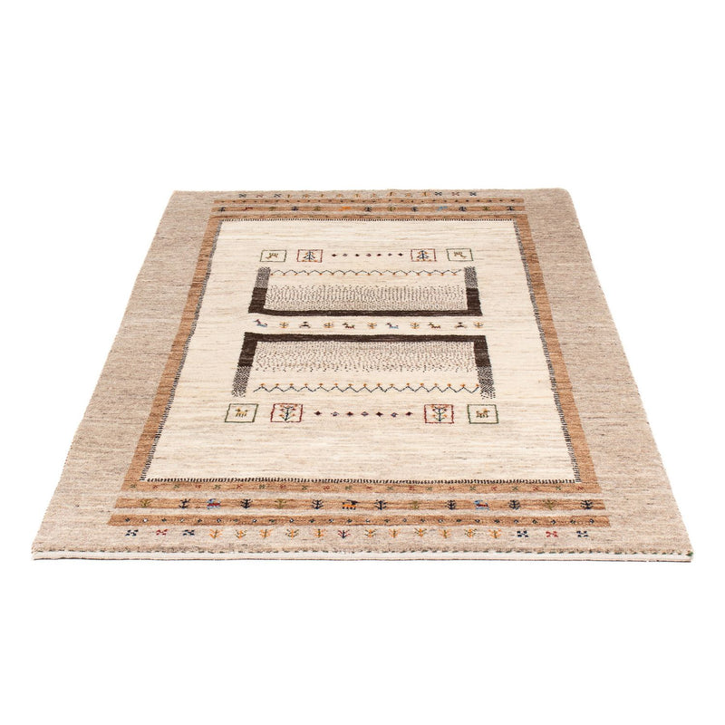 Gabbeh Teppich - Loribaft Perser - 157 x 98 cm - natur