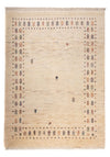 Tapis Loribaft Tapis 110x158cm - Perserteppich Wollteppich - Rectangle / Naturel / 110 x 158 cm Rectangle