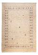 Gabbeh Teppich - Loribaft Perser - 158 x 110 cm - natur