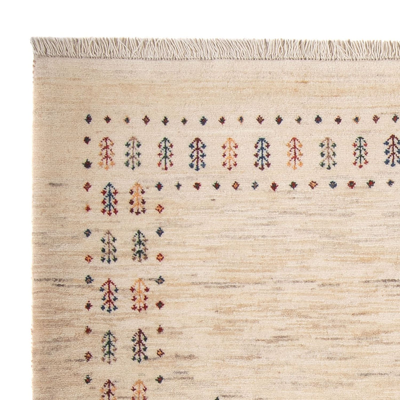 Gabbeh Teppich - Loribaft Perser - 158 x 110 cm - natur