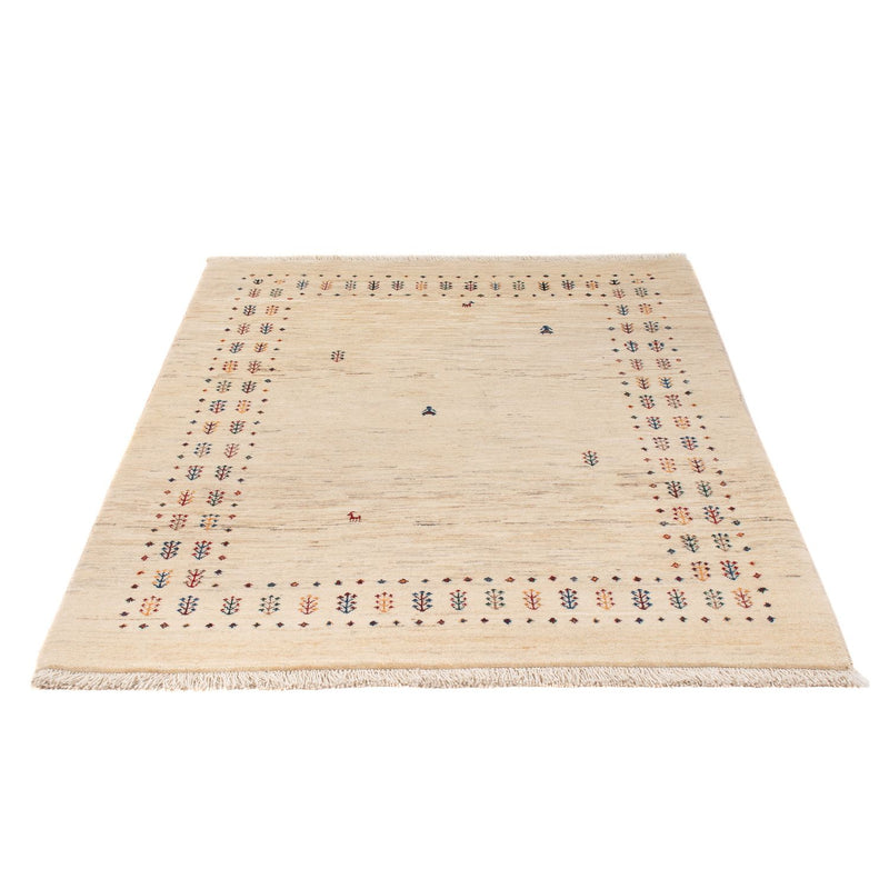 Gabbeh Teppich - Loribaft Perser - 158 x 110 cm - natur