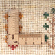 Gabbeh Teppich - Loribaft Perser - 158 x 110 cm - natur