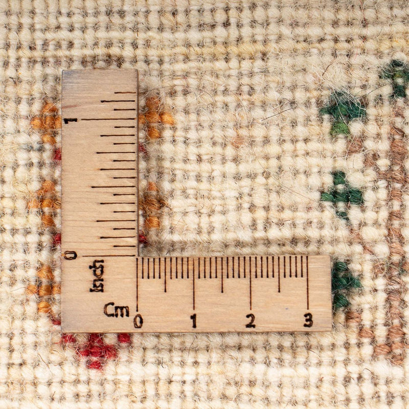 Gabbeh Teppich - Loribaft Perser - 158 x 110 cm - natur
