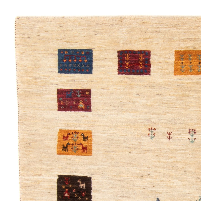 Gabbeh Teppich - Loribaft Perser - 194 x 151 cm - mehrfarbig