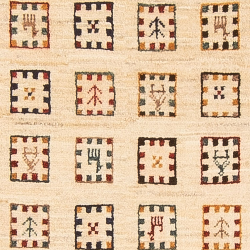 Läufer Gabbeh - Loribaft Perser - 193 x 82 cm - mehrfarbig